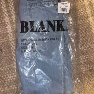 Blank nyc new in plastic size 25